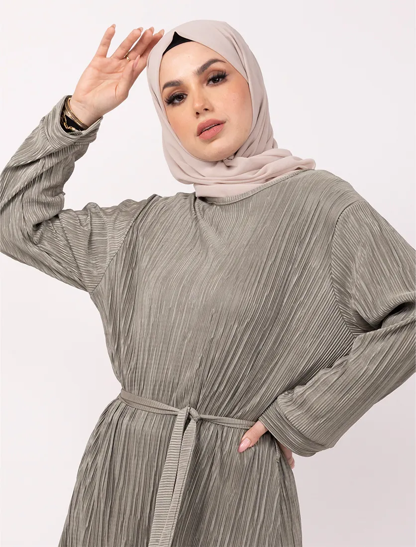 Sage Long Plisse Co Ord